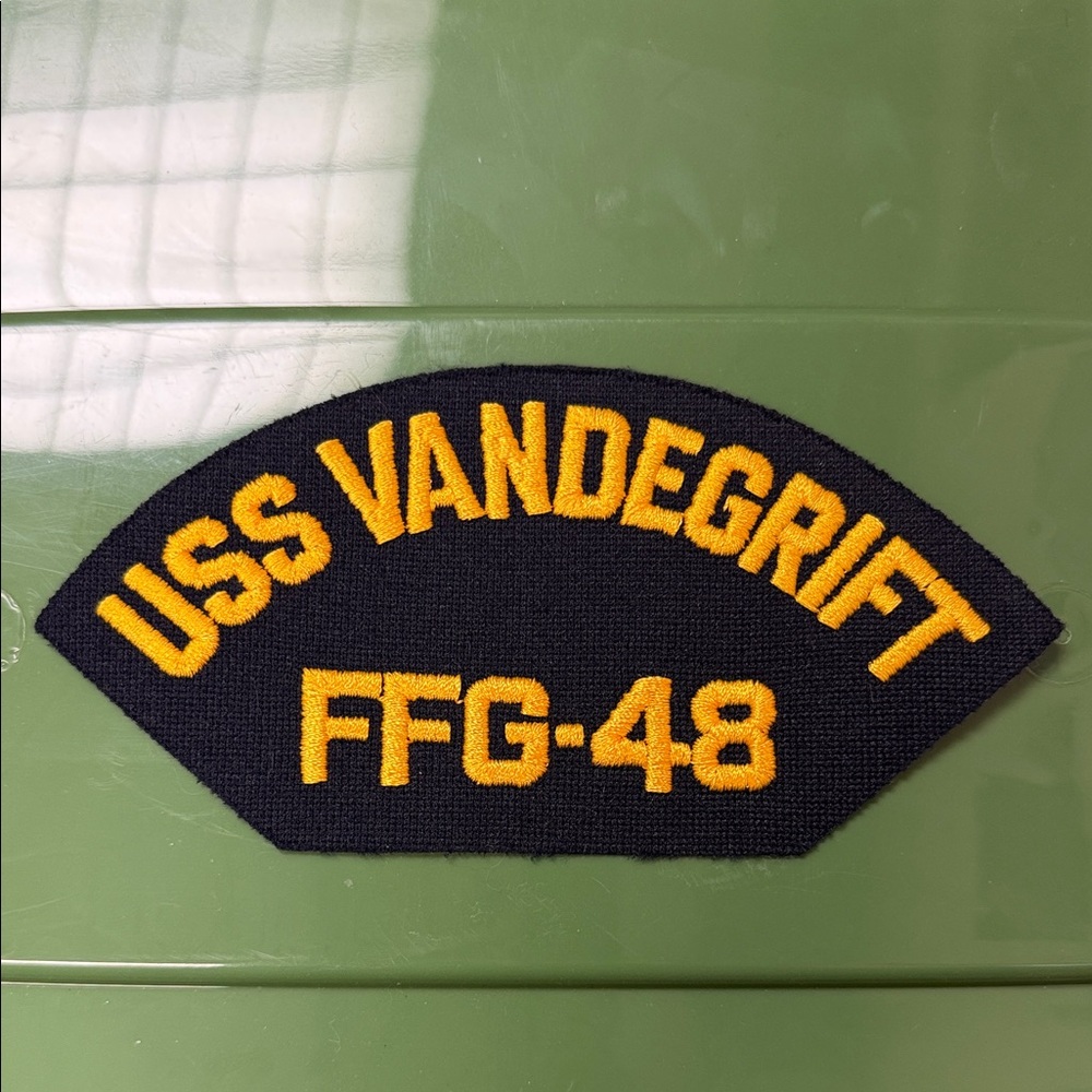 USS Vandegrift FFG-48 embroidered naval Patch